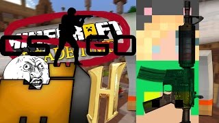 CSGO IN MINECRAFT! MINEPLEX MINESTRIKE GAMEPLAY!!!!