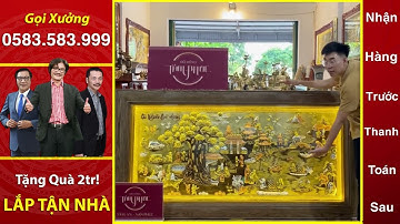 Tranh Cội Nguồn Quê Hương Khảm Tam Khí | Tranh Treo Trọn Đời | Đồ Đồng Tâm Phúc