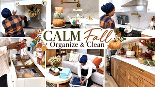 A Cozy & Productive Fall Day 🍂 | Organizing, Restocking, Cleaning & Cooking