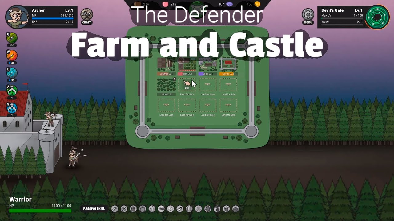 Защищаем свой замок - The Defender: Farm and Castle #1