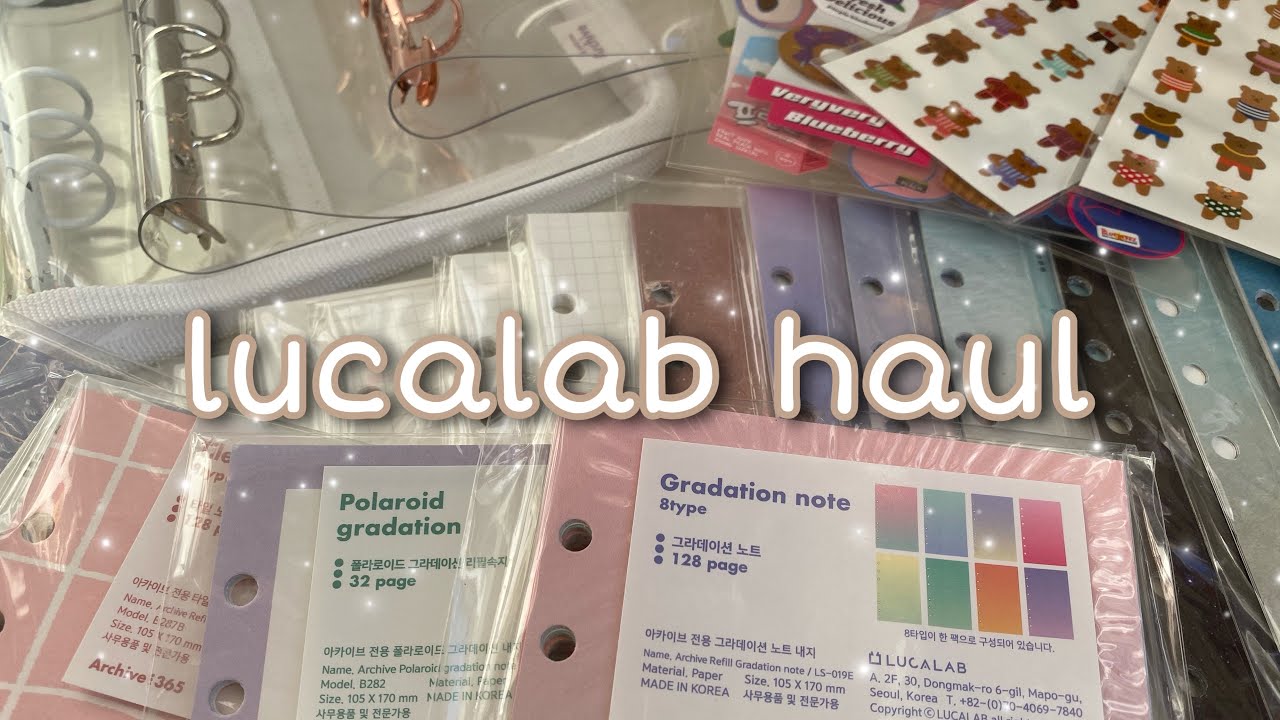 lucalab haul 🐻‍❄️
