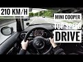 Mini Cooper (2017) - POV on german Autobahn - Top Speed Drive