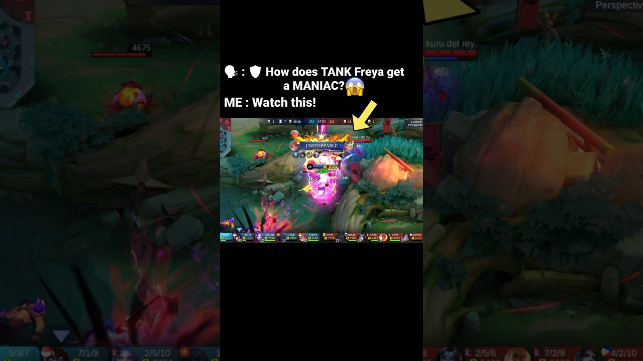 🛡️ How does TANK Freya get a MANIAC?💀🤯 