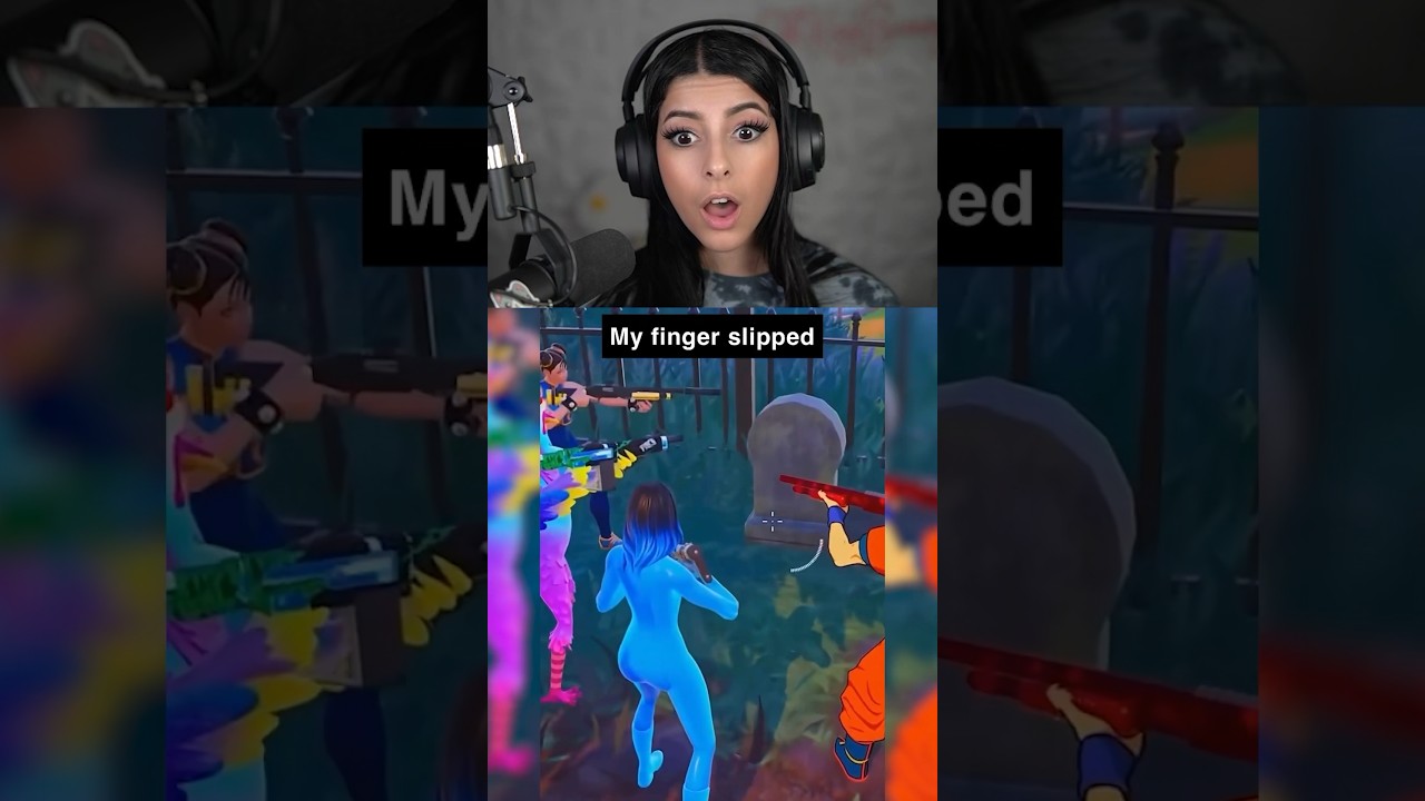 not the L dance 😭 #fortnite #gamer #gaming #reaction