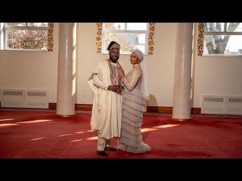 Akekunle & Ameenah's Traditional Wedding Ceremony Highlight at Bosniaks Islamic Cultural Center, NY