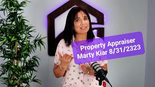 Marty Kiar, Broward County's Property Appraiser, for a Zoom event 8/31/2023