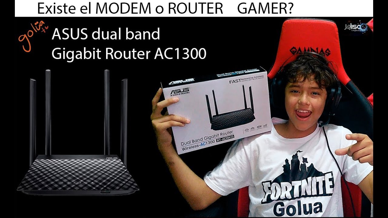 Unboxing Asus dual AC1300 Router Gamer Modem super rapido - YouTube