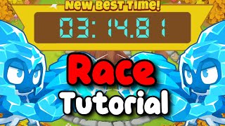 BTD6 Race Tutorial / guide | Stumped in, Stamped out