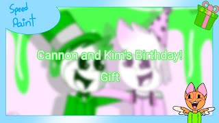Cannon and Kims Birthday! | Speedpaint | Gift