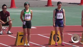 20170518群馬県高校総体陸上女子7種100mH3組