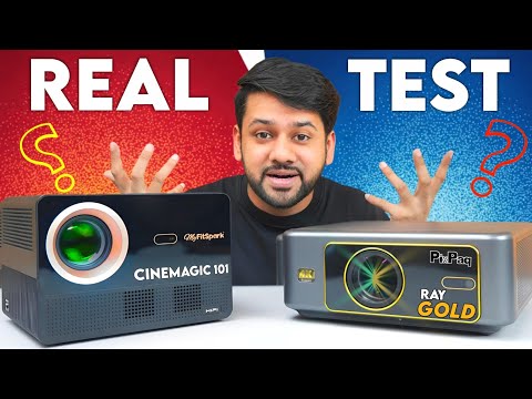 PIXPAQ Ray Gold vs MyfitSpark Cinemagic 101 Full Comparison | Colours, Brightness, Sound Gaming Test