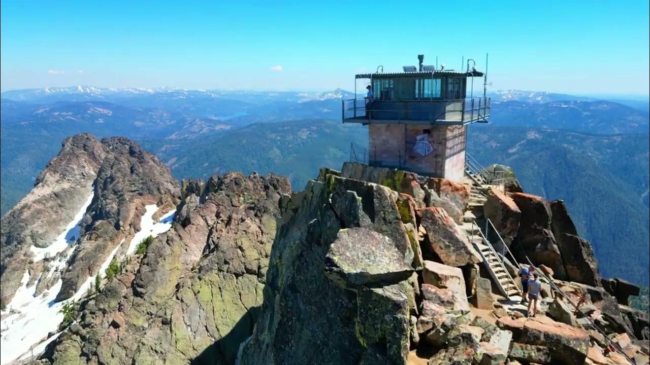 Sierra Buttes Fire Lookout Tower & Sardine Lakes Drone Flyby YouTube