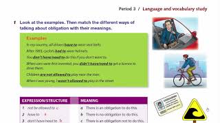 have to, etc ( إبداء الالتزام Unit 3 Period 3 (Expressing obligation الوحدة 3 الدرس 3 / حادي عشر