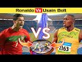 Ronaldo vs usain bolt  mrairfacts shorts youtubeshorts