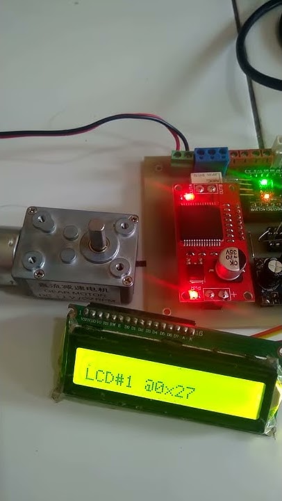 vnh2sp30 dc motor h-bridge driver testing using stm32f103 - YouTube