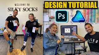 Making Socks files using Affinity and Photoshop Design Tutorial screenshot 4