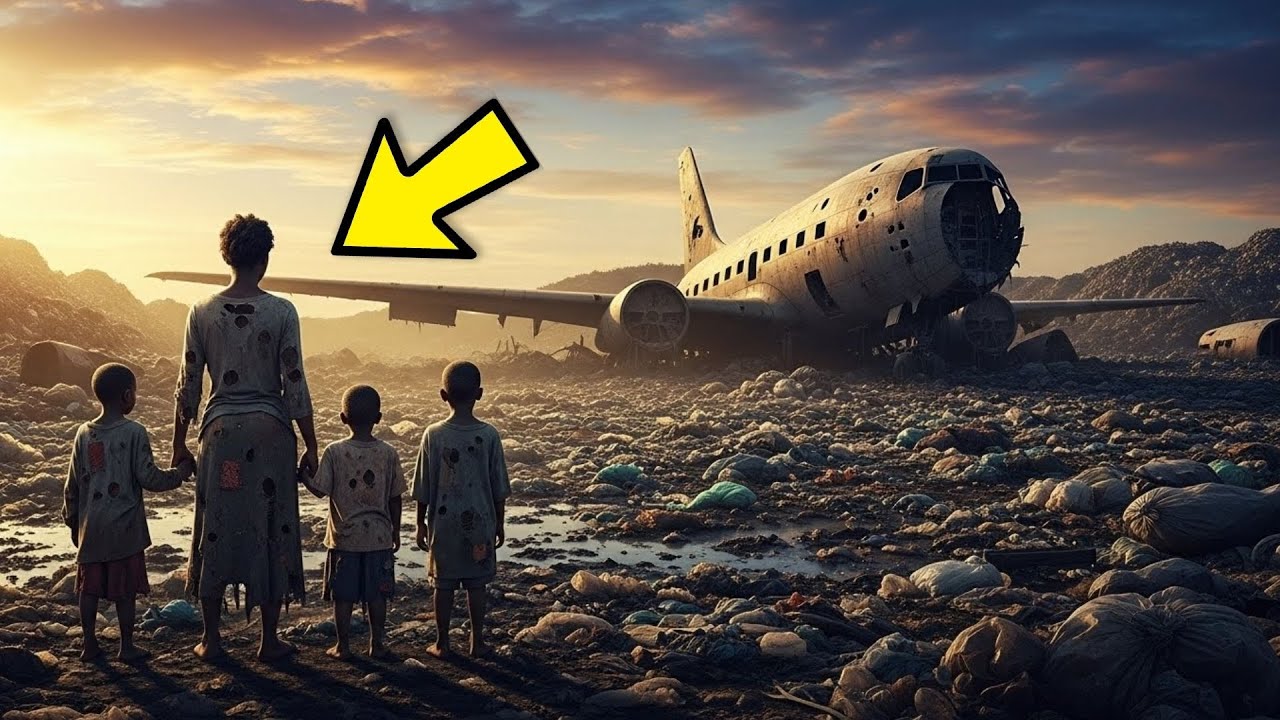 VIUDA en VERTEDERO TÓXICO halla AVIÓN ABANDONADO — Lo que ENCONTRÓ DENTRO...