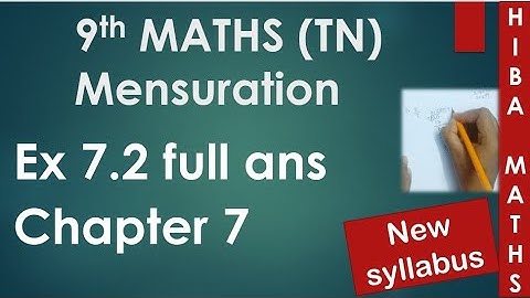 9th maths chapter 7 exercise 7.2 full answers tn samacheer hiba maths