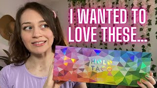 Rainbow Crushed Holo?! Holo Taco ROCK CANDY Collection 🌈✨ Swatches, MANY Comparisons + Review!