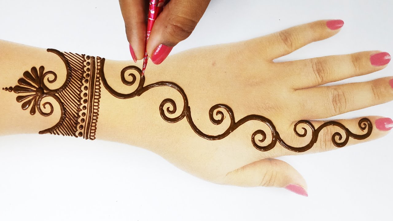 Stylish Dotted Mehndi Designs - Very Easy Back Hand Mehandi ...