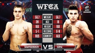 :   vs.   | Alexey Shaposhnikov vs. Bernardo Sopai | WFCA 50