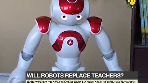 Will robots replace teachers? Finland experiments with robots to teach students