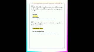 Certified Nursing Assistant practice test illinois 2025 100 questions