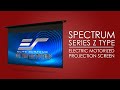  elite screens spectrum series  electric motorized projector screen product