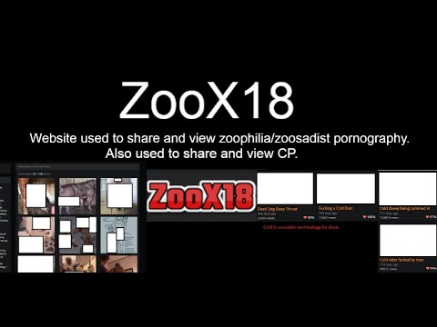 Website used to share and view zoophilia/zoosadist pornography, Also