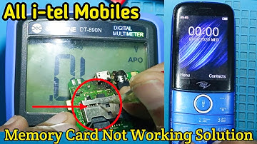 All itel keypad phones Memory Card Not working Solution | itel mobile memory card problem fix
