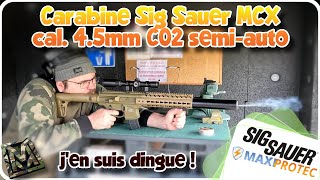 Carabine Sig Sauer Mcx Semi-Auto 45Mm À Plombs 30 Coups Simplement Génial
