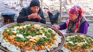 Готовим нарезной лагман по Узбекски | Cooking sliced lagman in Uzbek | Assalom Uzbekistan