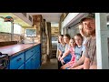 Family Sold Everything & Found Financial Freedom In Their DIY School Bus Conversion