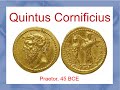 Quintus cornificius praetor 45 bce