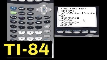 TI-84 Calculator - 24 - Graphing and Tracing Sequences