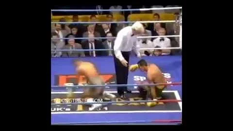 Prince Naseem Hamed - stunning flip!