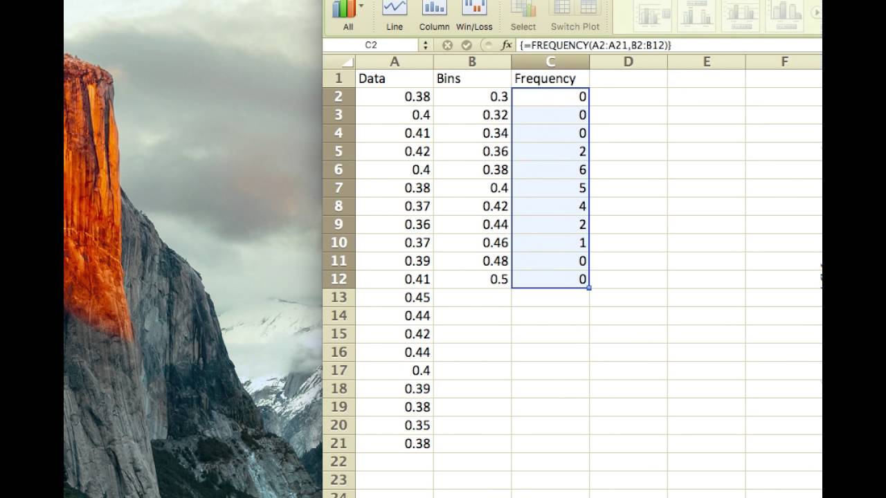 how to plot a histogram in excel how to plot a histogram in excel