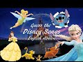Guess the disney classic songs  25 songs quiz  english