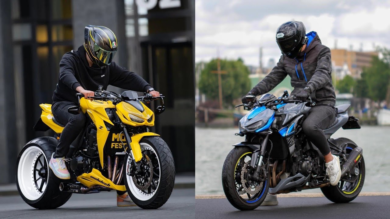 Kawasaki Z1000 Exhaust Sound Compilation 2023 🔊🔥 Bikers World YouTube