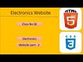 Junior Coder | Electronics Website Part - 3 | class no:- 36