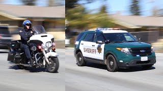 California highway patrol, santa cruz sheriffs office, and amr
responding to a traffic collision near davenport, ca. on april 14,
2020. get notified when new...