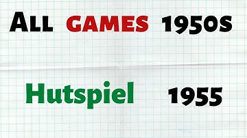 Игра (game) Hutspiel --- обзор (review) 1955 (Eng sub)