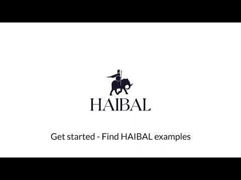 How to find HAIBAL LabVIEW examples