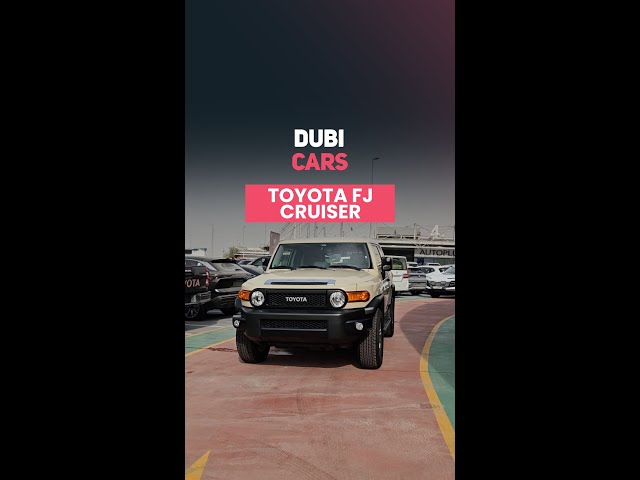 Toyota FJ Cruiser at DubiCars 