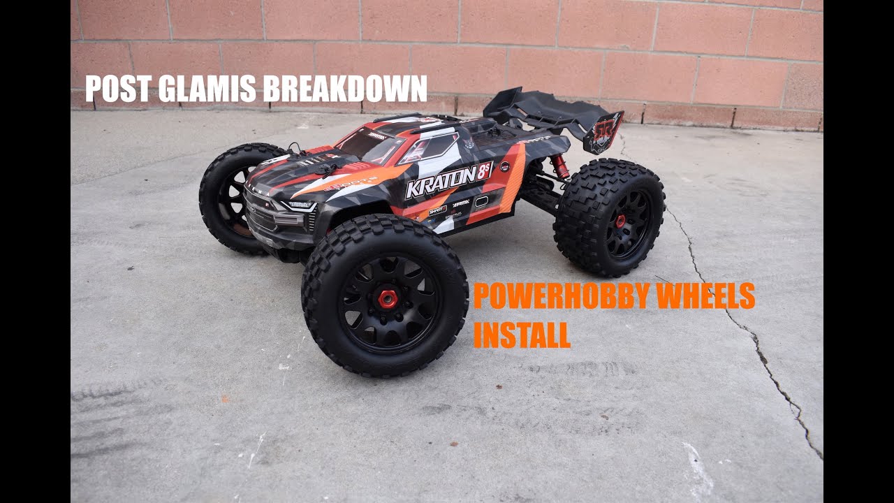 Powerhobby Scorpion XL Gomme E Ruote Per Arrma Kraton Outcast 8S 1/5 BLU
