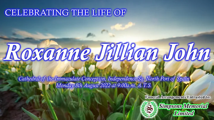Funeral Service of Roxanne Jillian John