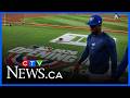 Thousands of fans fill Rogers Centre for the Blue Jays’ home opener