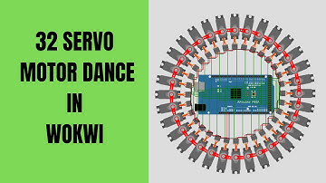 32 servo dance | servo motor dancing by Arduino