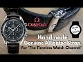 Italy Lockdown & HANDMADE GENUINE BLACK ALLIGATOR STRAP for 'The Timeless Watch Channel'