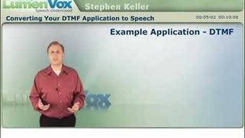 Converting DTMF Applications to Speech Recognition, Part 1